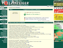 Tablet Screenshot of hallanzeiger.de